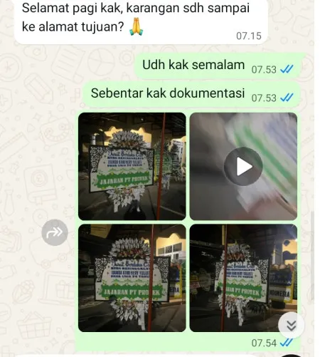 Pengiriman Papan Bunga Selamat Tanah Baru Beji